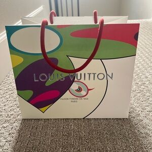 Louis Vuitton murakami shopping gift bag